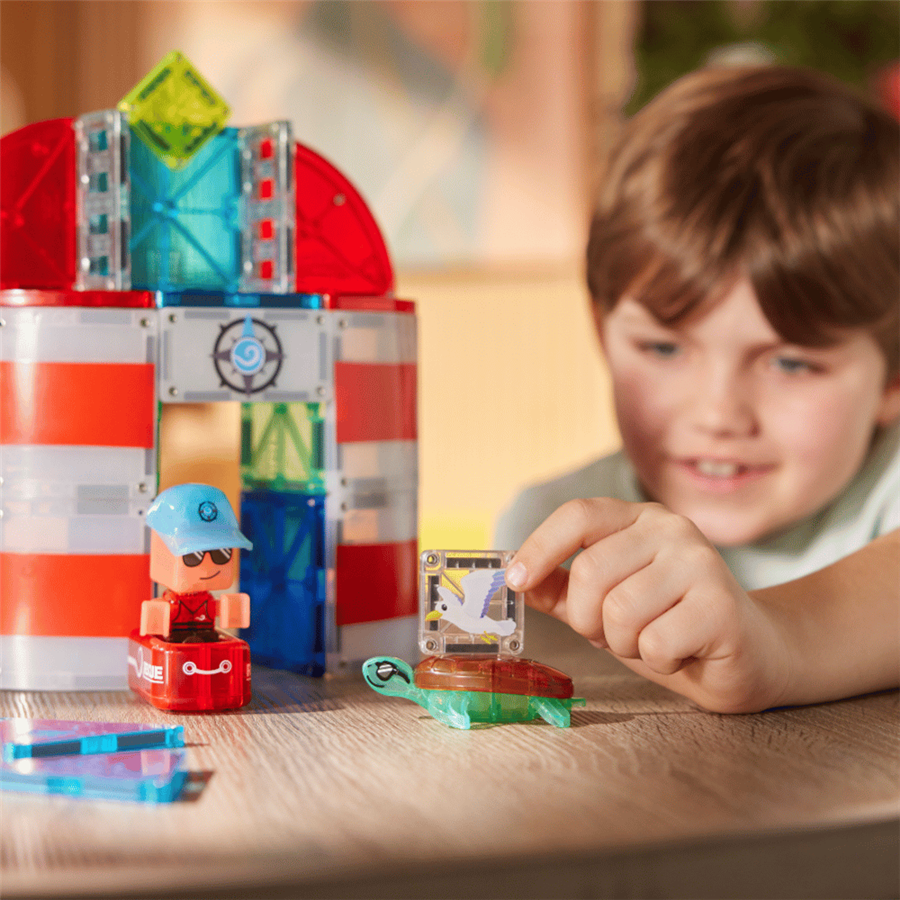 Magna Tiles Lighthouse Rescue Manyetik Bloklar - 25 Parça
