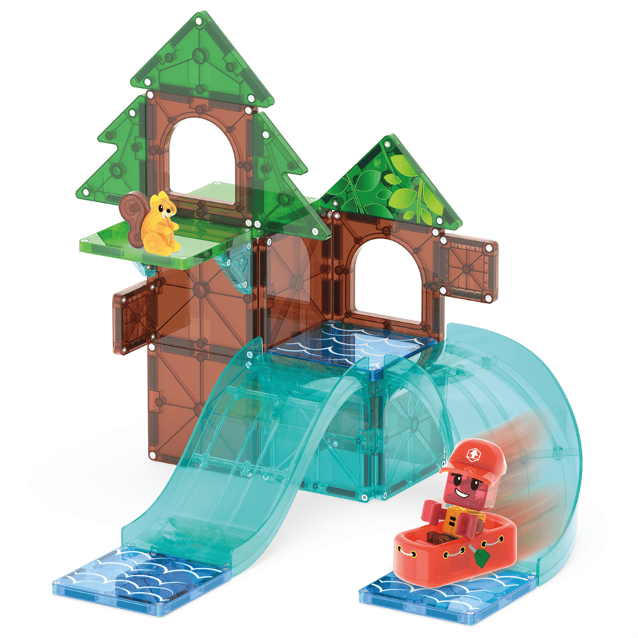 Magna Tiles Ragin Rapids Manyetik Bloklar - 27 Parça