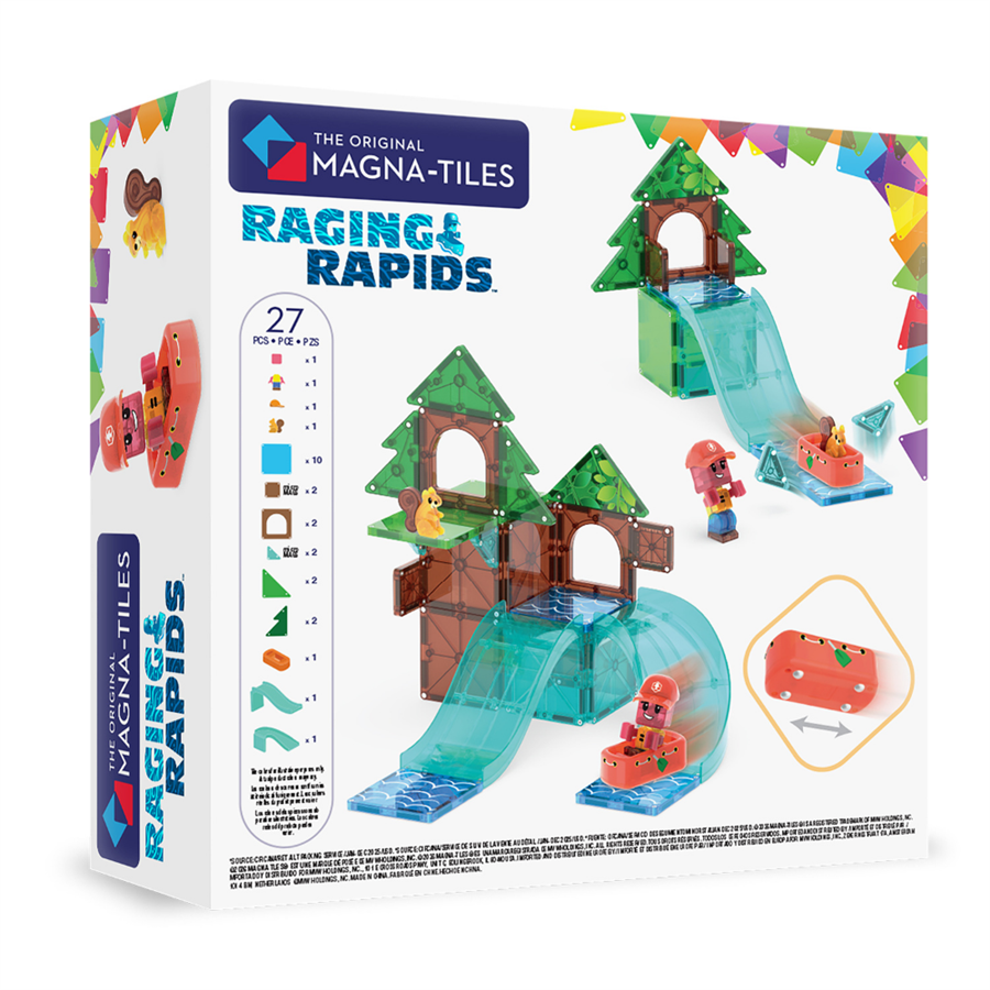 Magna Tiles Ragin Rapids Manyetik Bloklar - 27 Parça