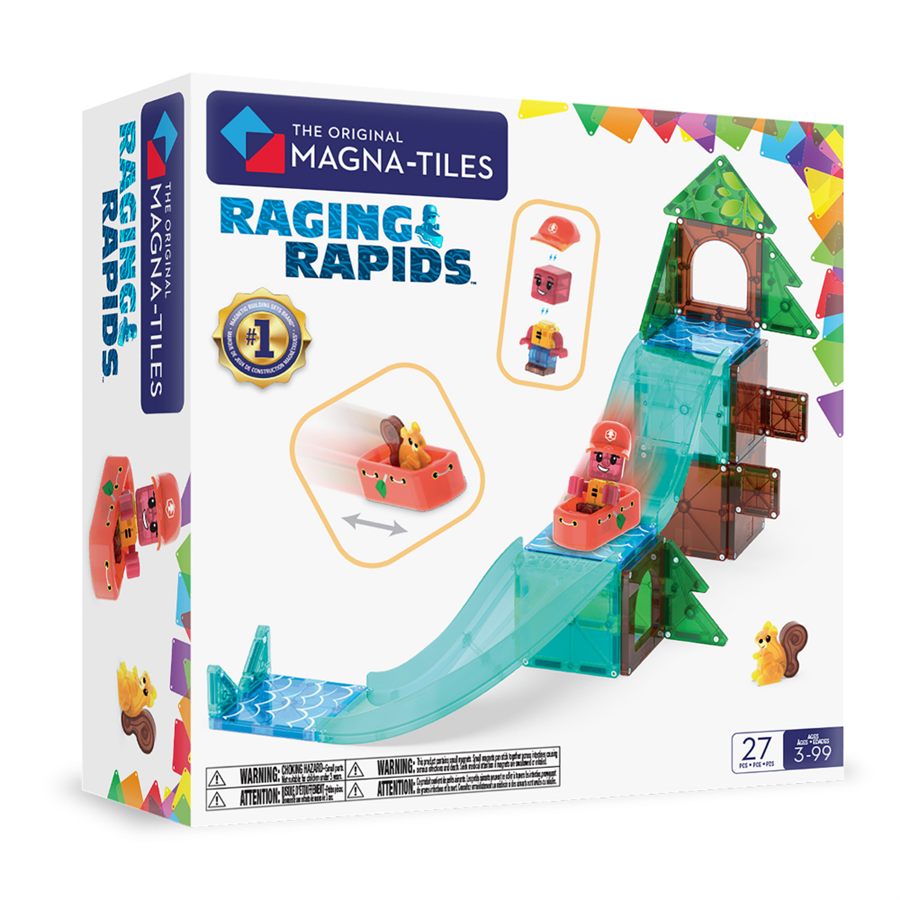 Magna Tiles Ragin Rapids Manyetik Bloklar - 27 Parça