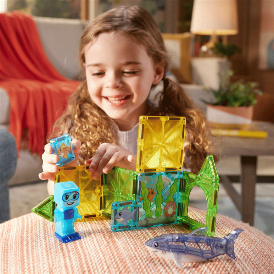 Magna Tiles Shark Dive Manyetik Bloklar - 13 Parça