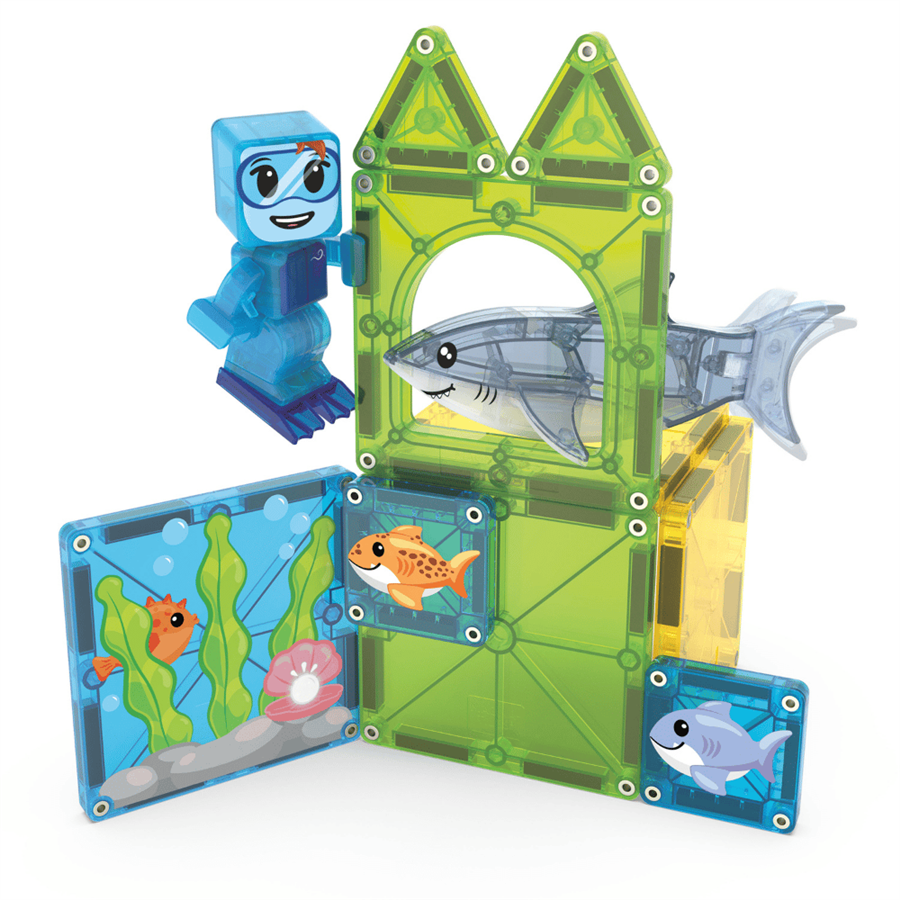 Magna Tiles Shark Dive Manyetik Bloklar - 13 Parça