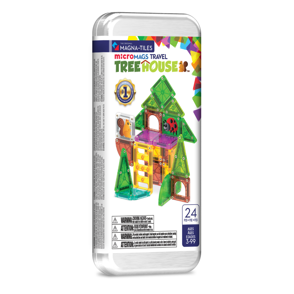 Magna Tiles Travel Set - Ağaç Ev - 24 Parça