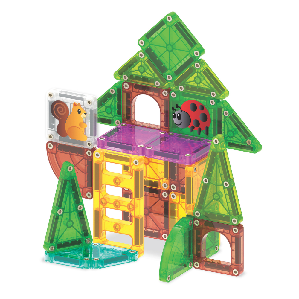 Magna Tiles Travel Set - Ağaç Ev - 24 Parça