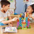 Magna Tiles Travel Set - Seyahat Seti Manyetik Bloklar - 55 Parça