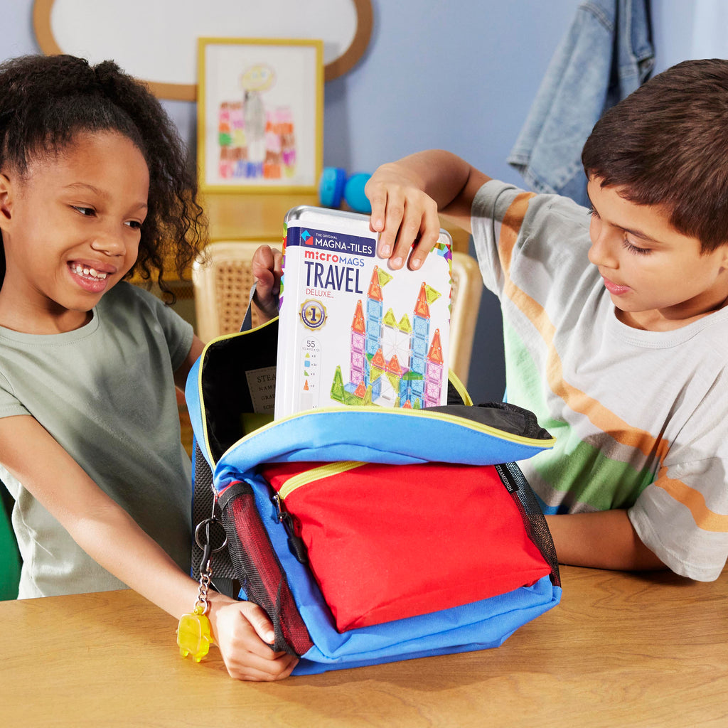 Magna Tiles Travel Set - Seyahat Seti Manyetik Bloklar - 55 Parça
