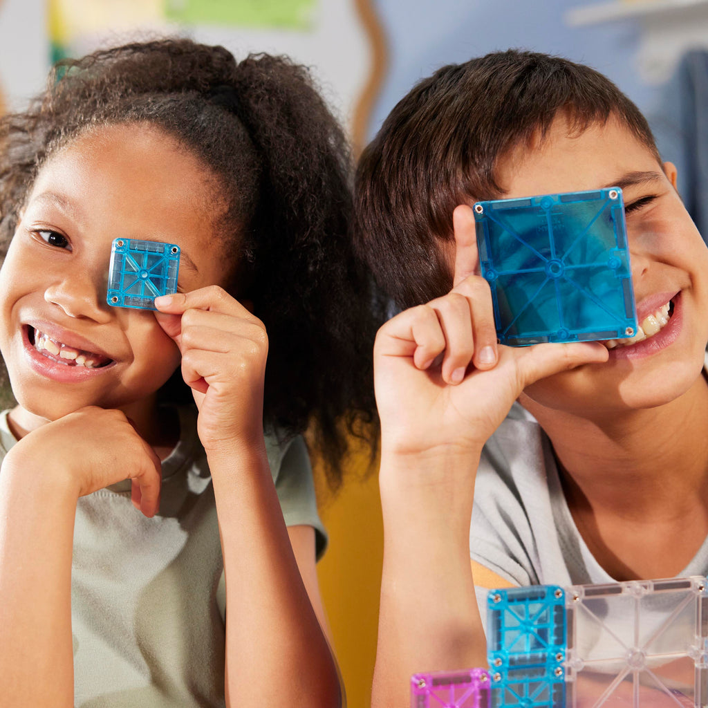 Magna Tiles Travel Set - Seyahat Seti Manyetik Bloklar - 55 Parça