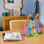 Magna Tiles Travel Set - Seyahat Seti Manyetik Bloklar - 55 Parça