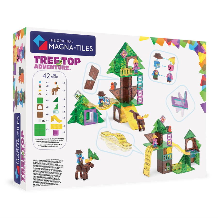 Magna Tiles Tree Top Adventure Manyetik Bloklar - 42 Parça