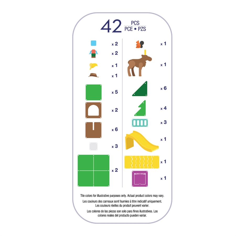 Magna Tiles Tree Top Adventure Manyetik Bloklar - 42 Parça