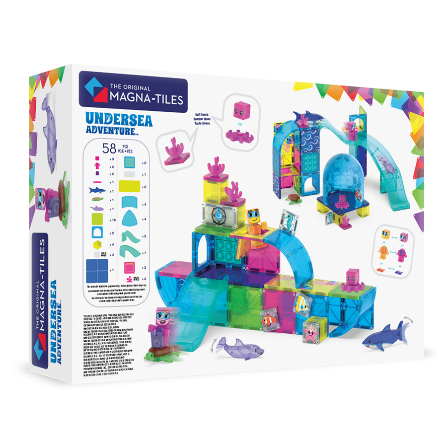 Magna Tiles Undersea Adventure Manyetik Bloklar - 58 Parça