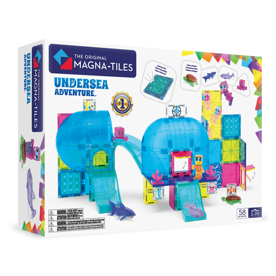 Magna Tiles Undersea Adventure Manyetik Bloklar - 58 Parça