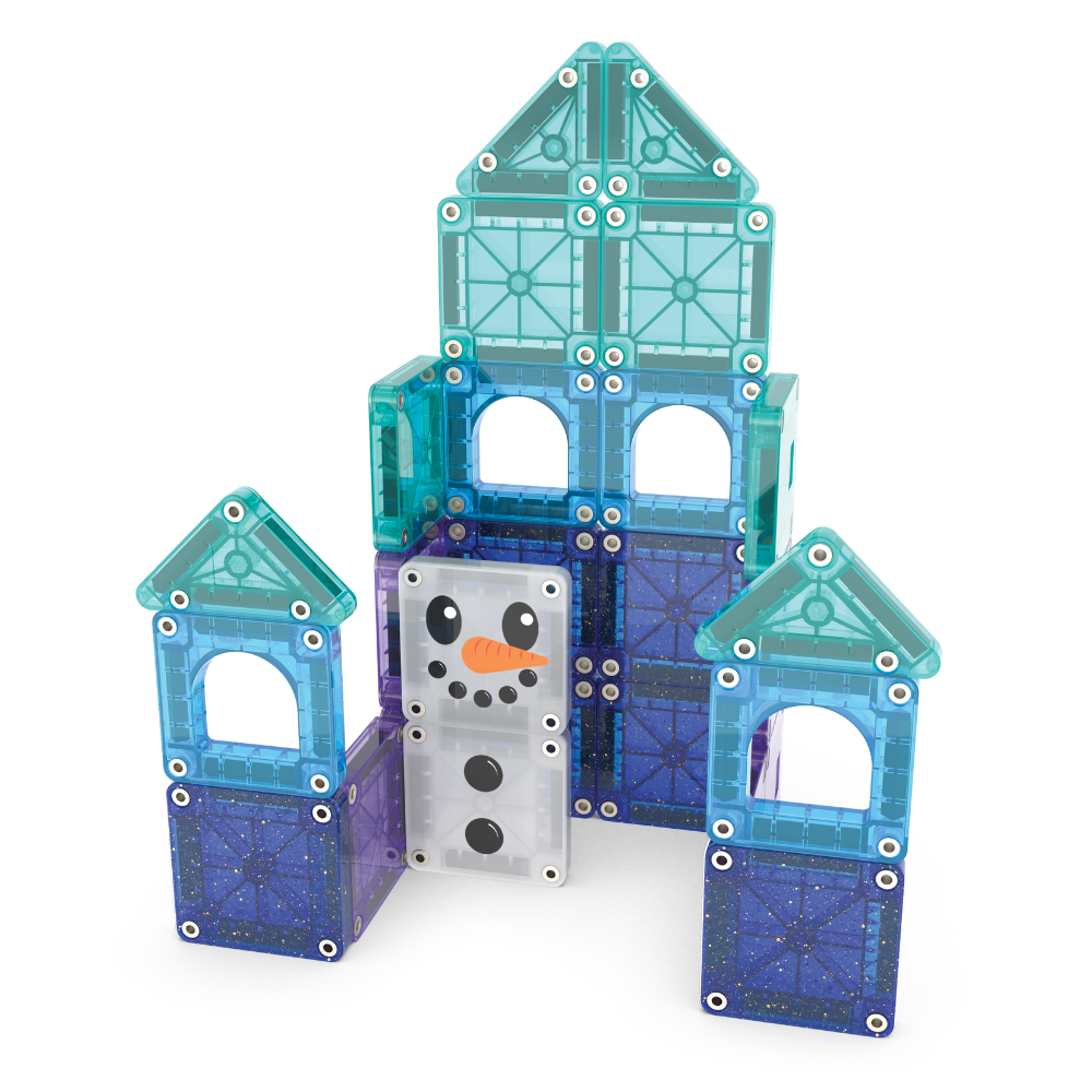 Magna Tiles WinterWonderland Travel Set - Seyahat Seti Manyetik Bloklar - 26 Parça
