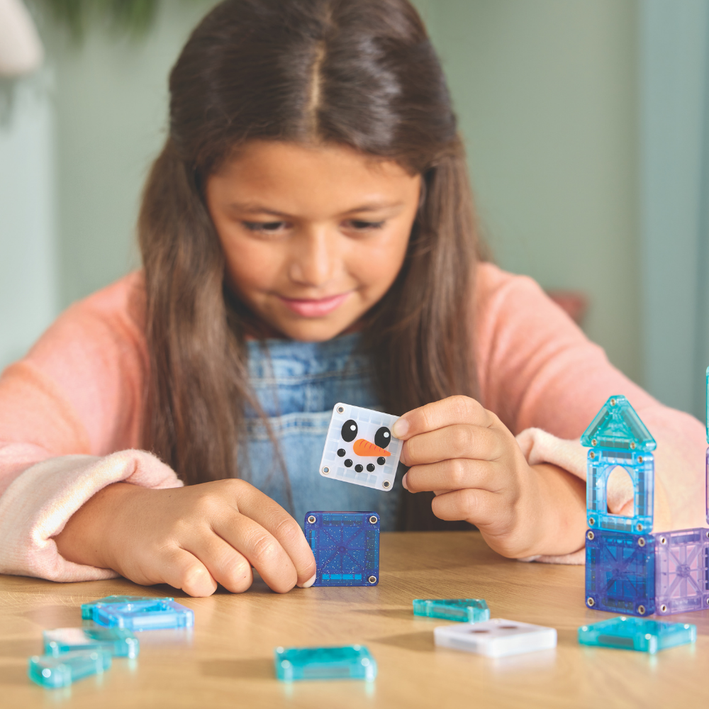 Magna Tiles WinterWonderland Travel Set - Seyahat Seti Manyetik Bloklar - 26 Parça