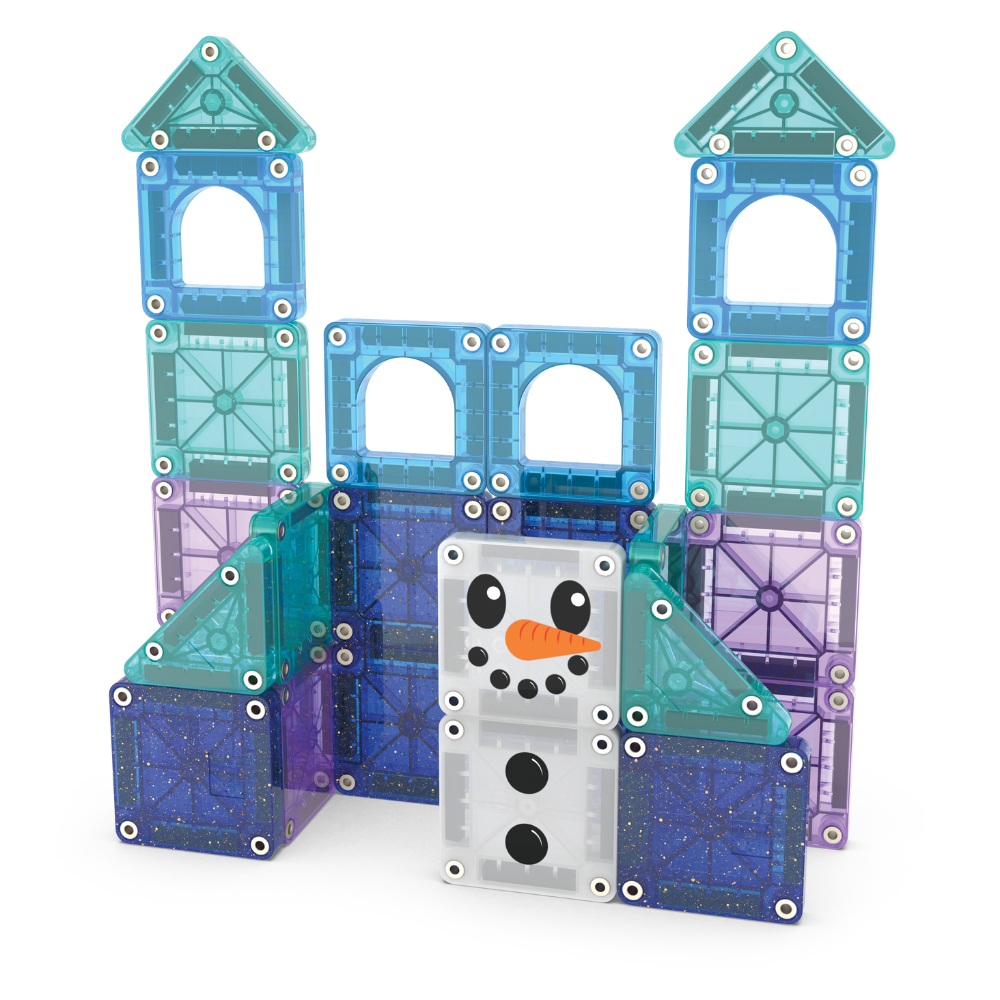 Magna Tiles WinterWonderland Travel Set - Seyahat Seti Manyetik Bloklar - 26 Parça