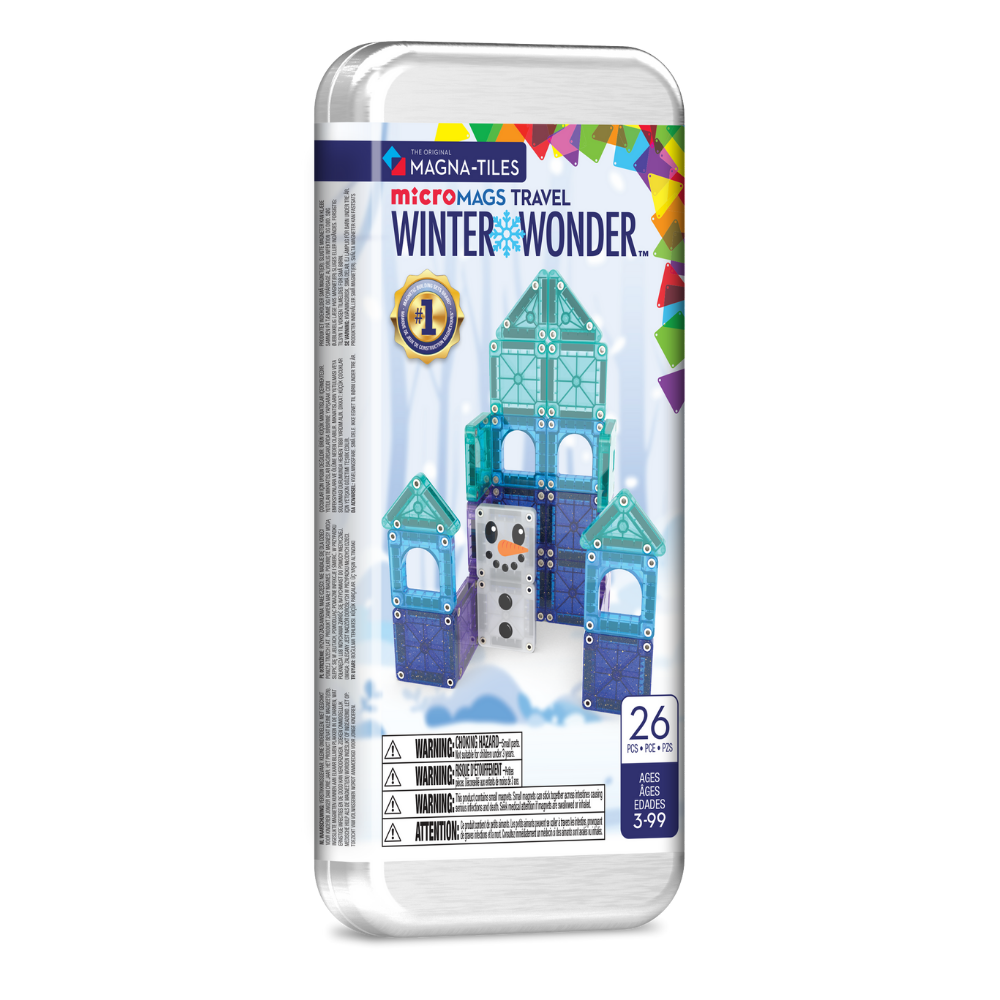 Magna Tiles WinterWonderland Travel Set - Seyahat Seti Manyetik Bloklar - 26 Parça