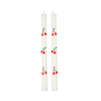 Meri Meri Cherry Table Candles - Kiraz Desenli Şamdan Mumu - 2 Adet