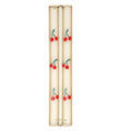 Meri Meri Cherry Table Candles - Kiraz Desenli Şamdan Mumu - 2 Adet