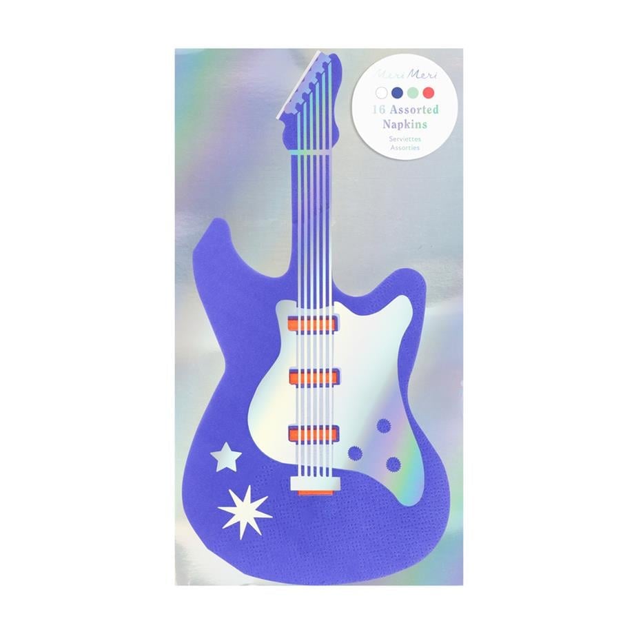 Meri Meri Elektro Gitar Peçete - L - 16 Adet