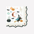 Meri Meri - Halloween - Süslü Kenarlı Cadılar Bayramı Büyük Peçete - L - 16 Adet