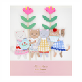 Meri Meri - Kitten Club Cake Toppers - Yavru Kedi Pasta Süsleri