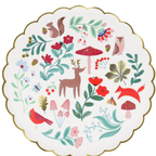 Meri Meri - Winter Woodland Dinner Plates - Orman Tabak (L) (8'li)620