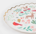 Meri Meri - Winter Woodland Dinner Plates - Orman Tabak (L) (8'li)620