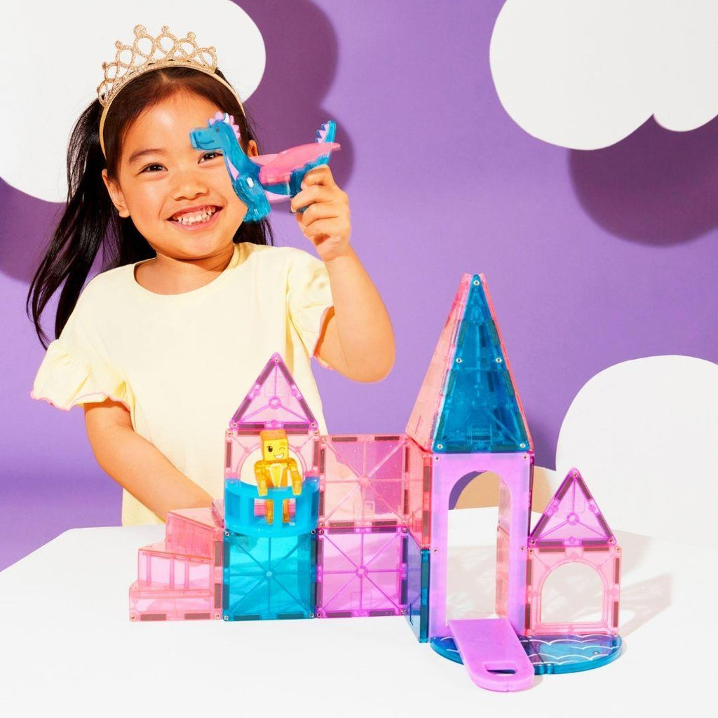 Magna Tiles Castle - Prenses Şatosu Manyetik Bloklar - 25 Parça