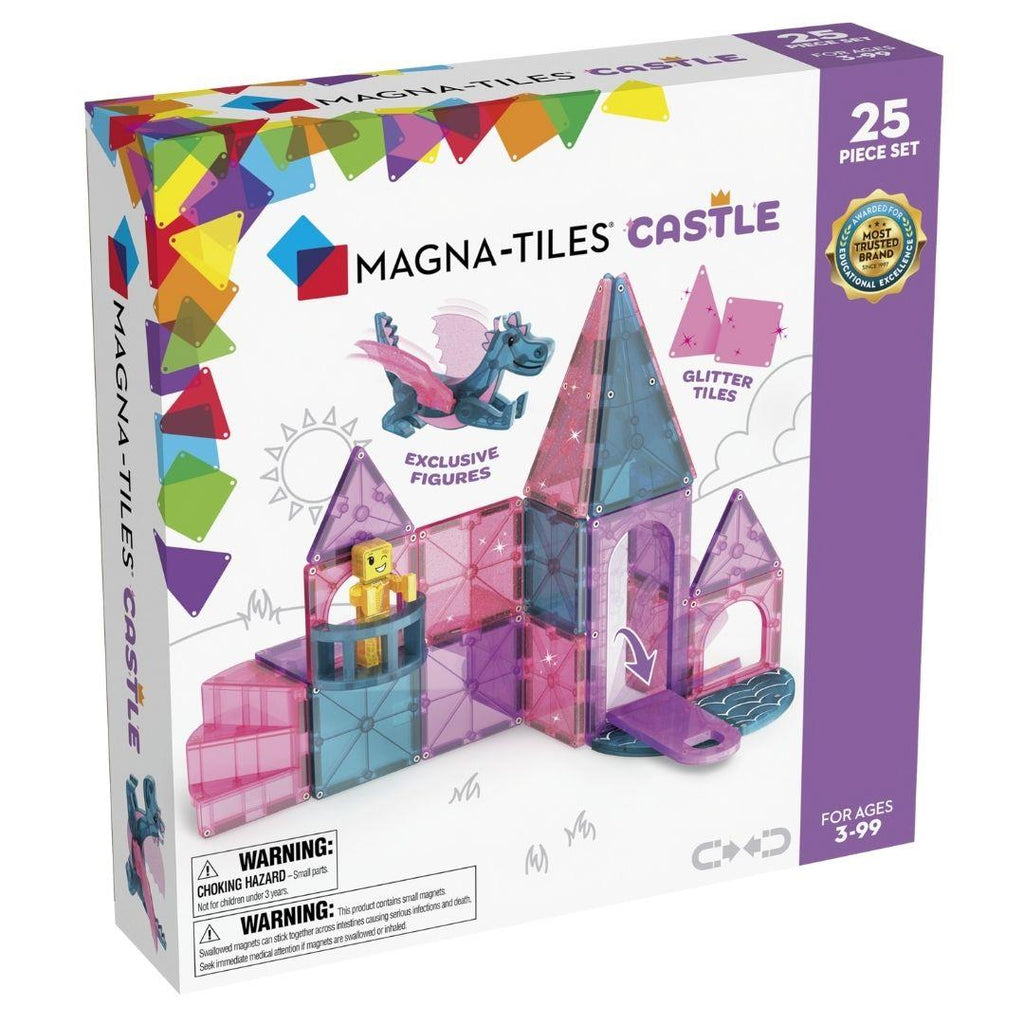 Magna Tiles Castle - Prenses Şatosu Manyetik Bloklar - 25 Parça