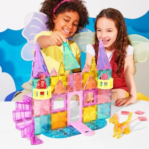 Magna Tiles Castle DLX - Prenses Şatosu Manyetik Bloklar - 48 Parça