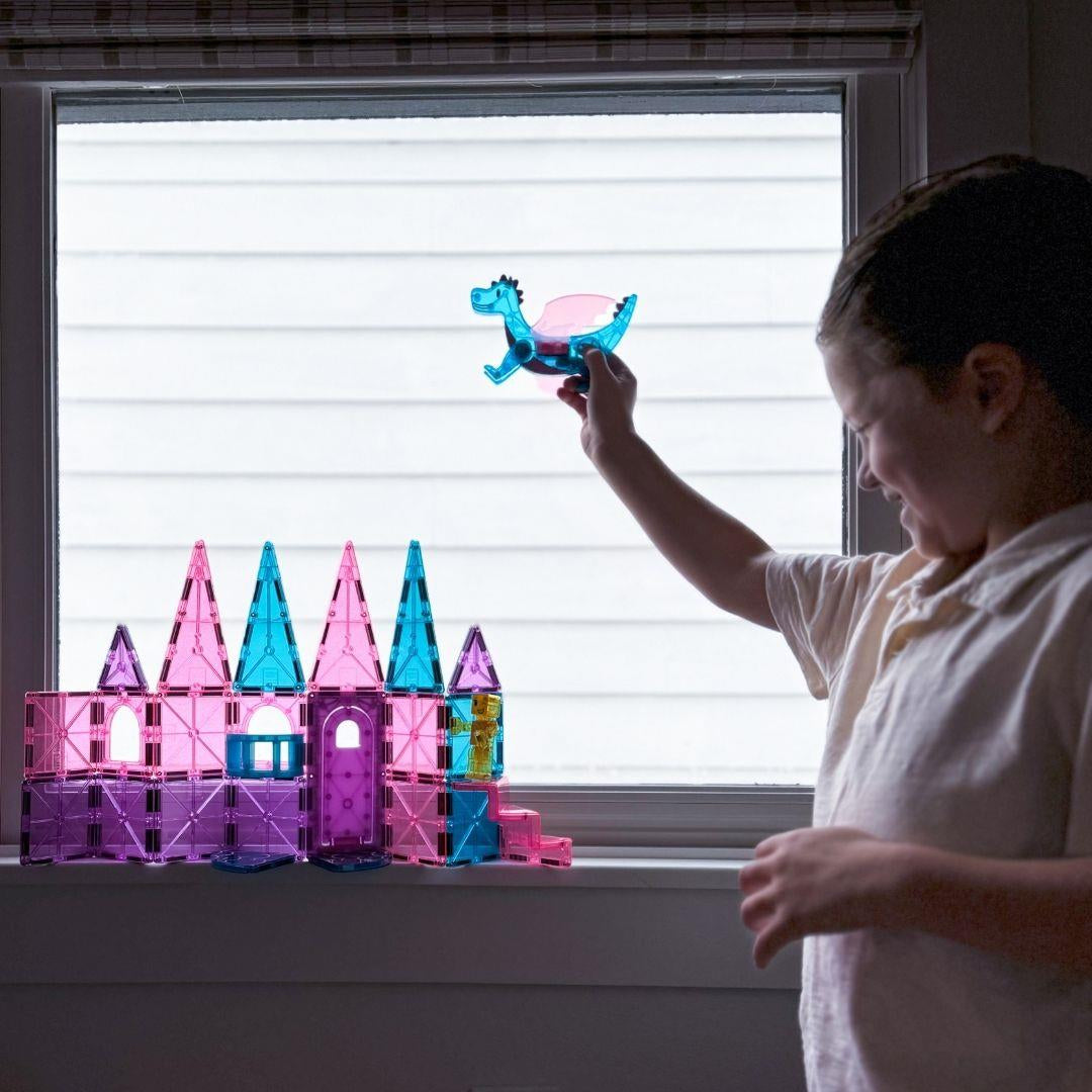 Magna Tiles Castle - Prenses Şatosu Manyetik Bloklar - 25 Parça