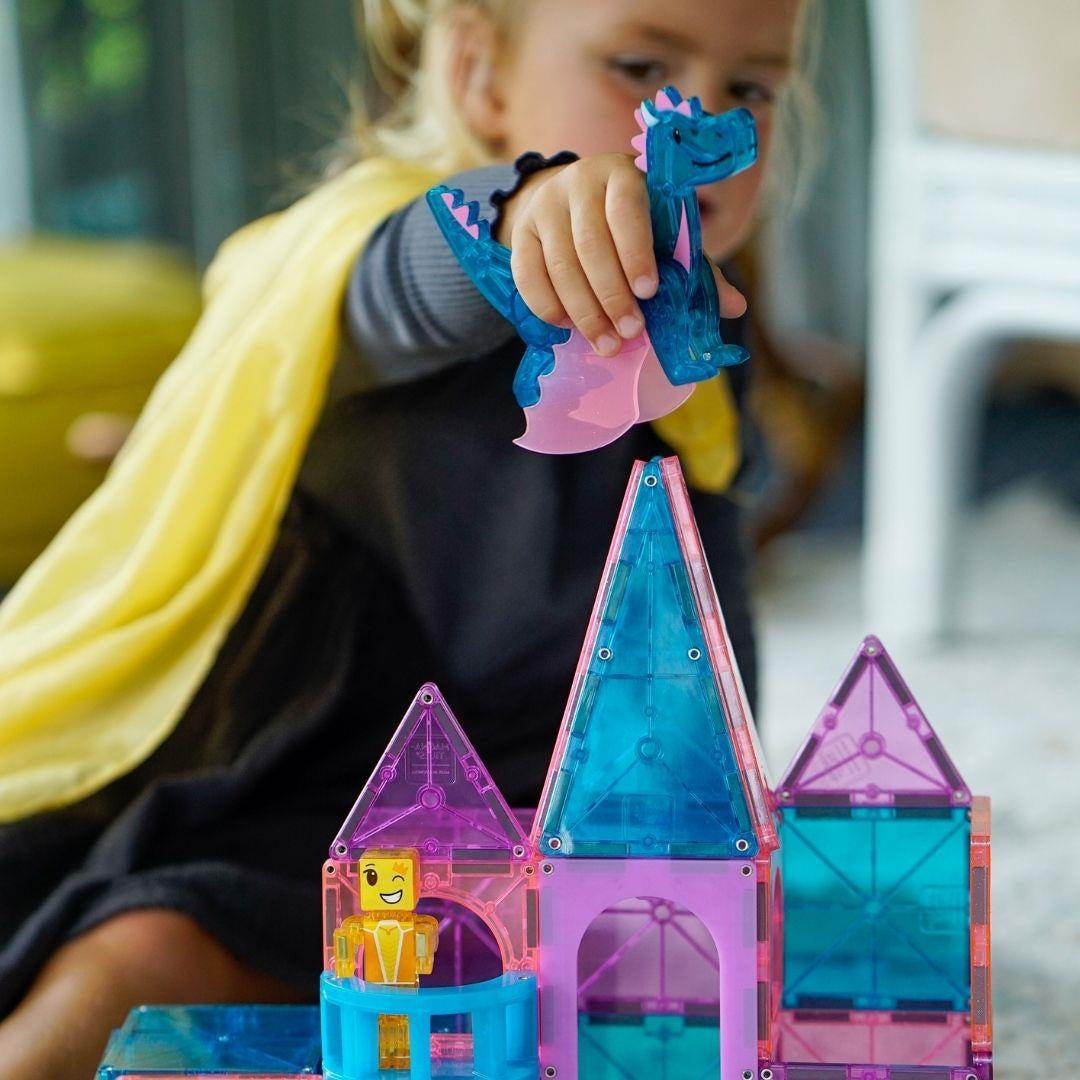 Magna Tiles Castle - Prenses Şatosu Manyetik Bloklar - 25 Parça