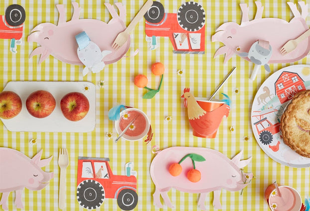 Meri Meri - On The Farm Tractor Napkins - Traktör Peçete - 16'lı