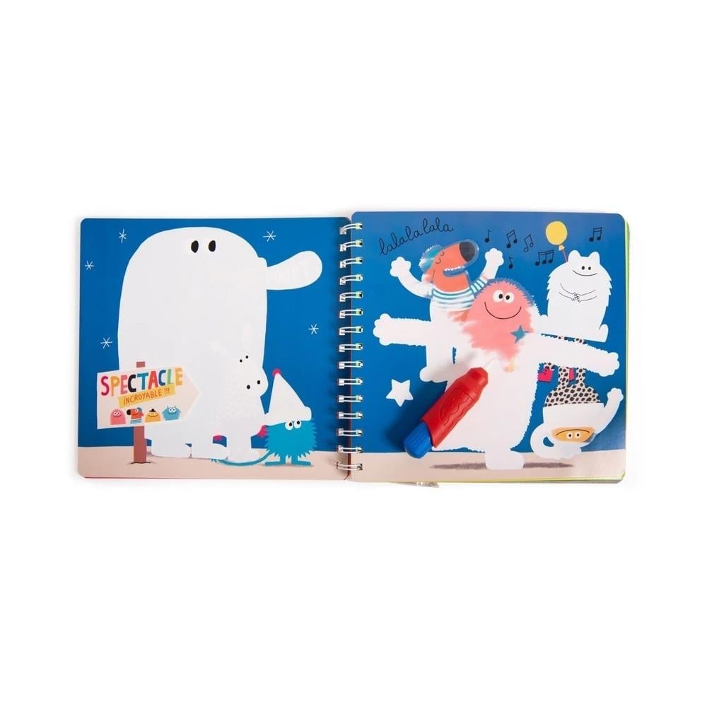 Moulin Roty Peinture pinceau magique Les Schmouks Aktivite Kitabı