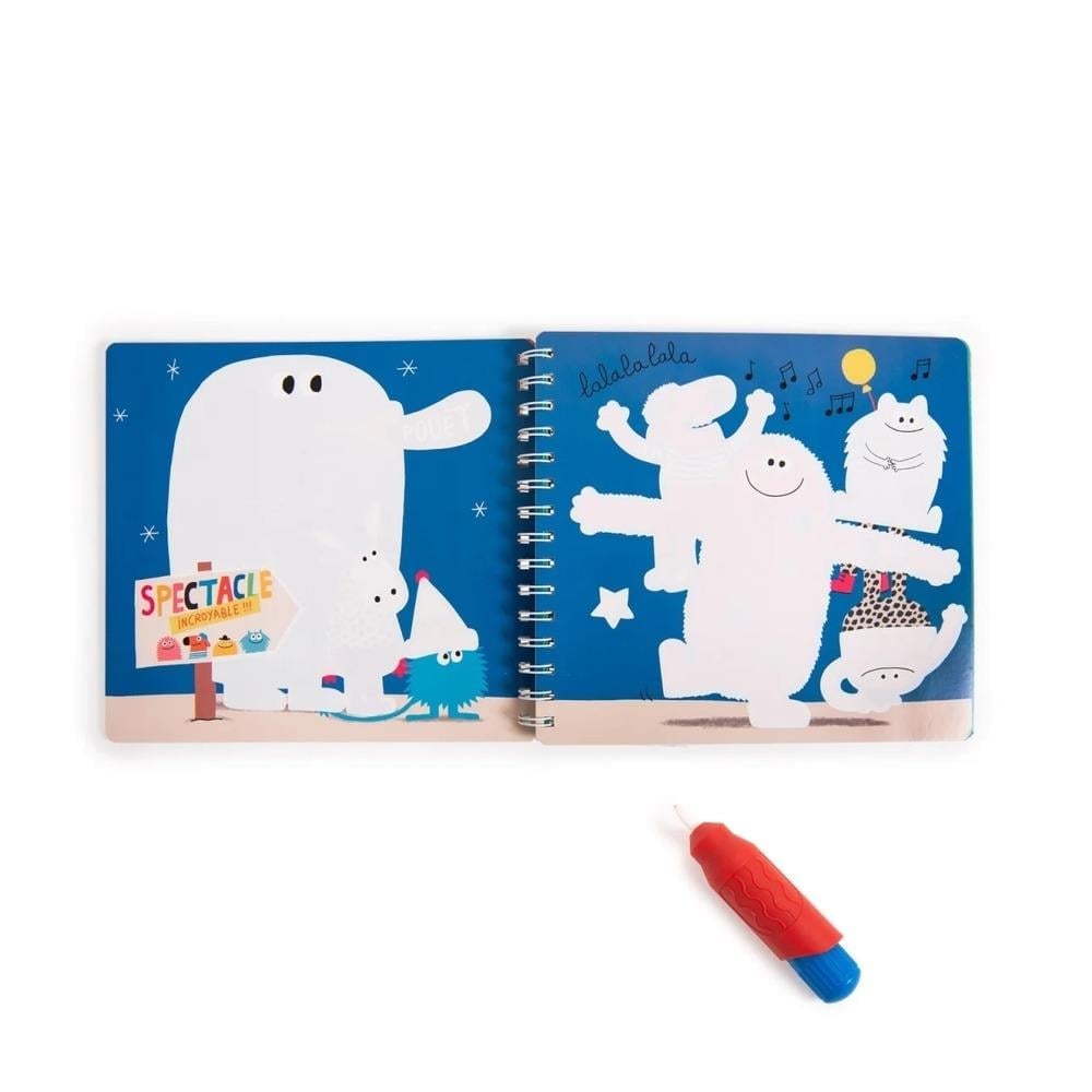 Moulin Roty Peinture pinceau magique Les Schmouks Aktivite Kitabı