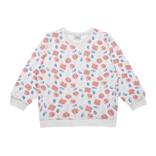 Antebies Suluboya Çiçek Sweatshirt Tayt Set